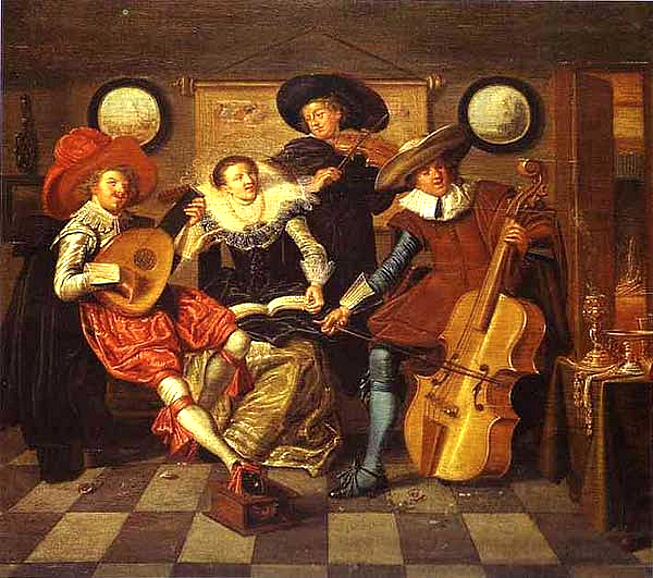Дирк Халс (1591–1656). Музыканты